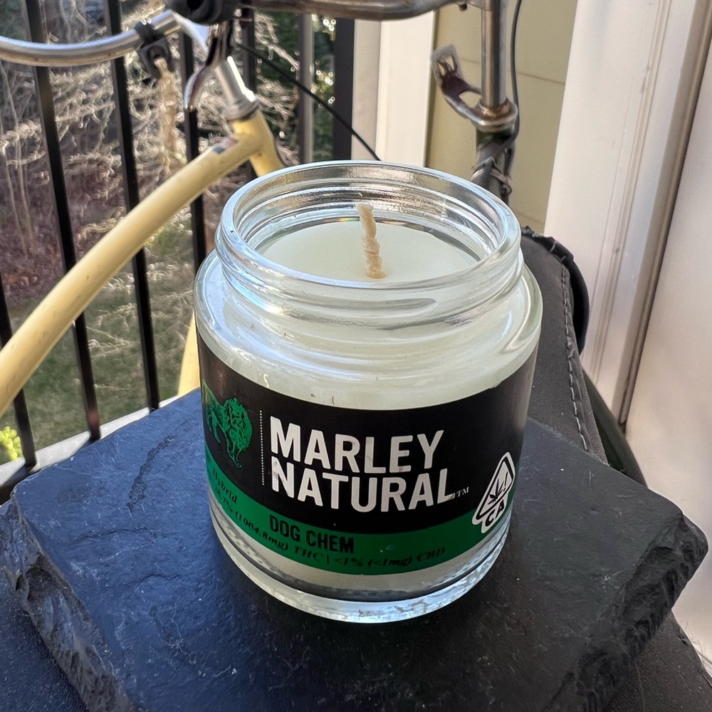 Recycled Cannabis Candle